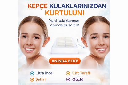 Kepçe Kulak Düzeltici ve Önleyici Bant  Kozmetik Bandı 1 Alana 1 Bedava