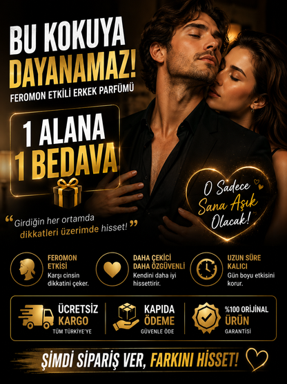 For Man De Luxe Etkileyici Parfüme 1 Alana 1 Bedava