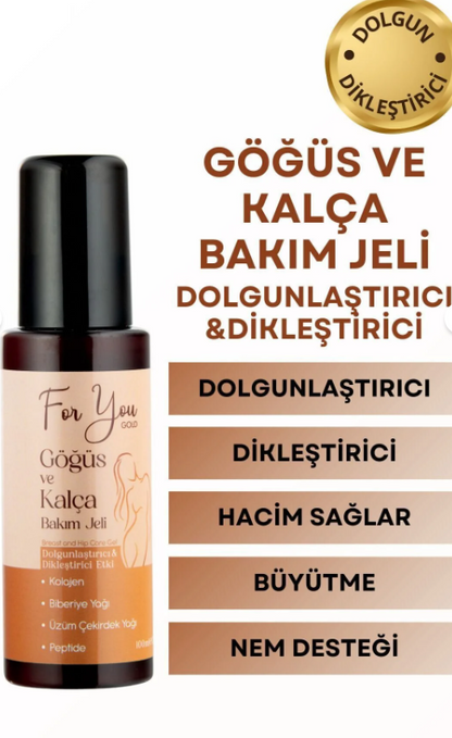 Dolgunlaştırıcı, Dikleştirici Kalça Büyütmeye Yardımcı Bakım Jeli 100 ml