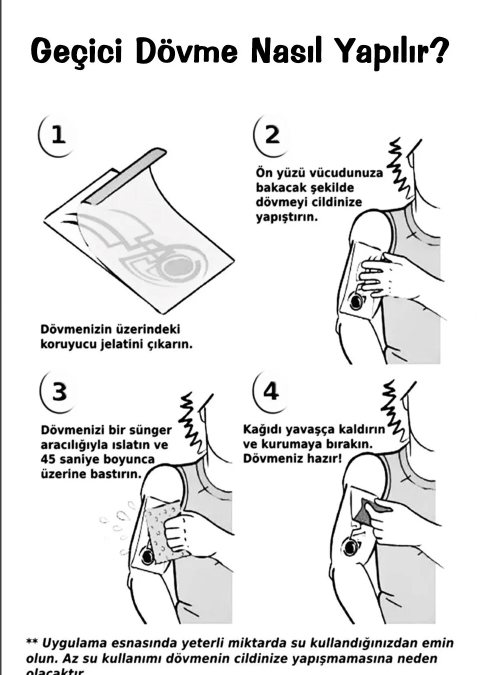 Geçici Dövme Tatto